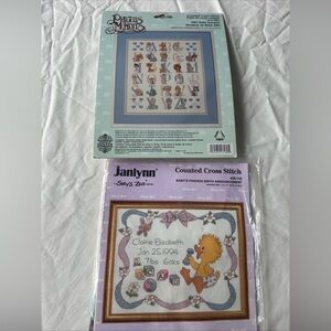 Precious Moments Janlynn Counted Cross Stitch Kits, ABC Baby, Birth Announce